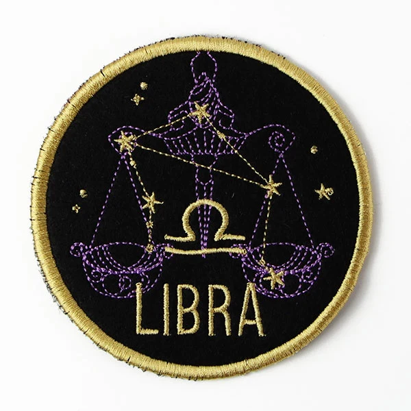 Zodiac Constellations Coaster - Libra (In-the-Hoop) - Image 4
